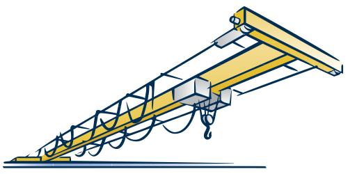 Overhead Traveling Crane with Girder (EOT) | EMH Crane Components